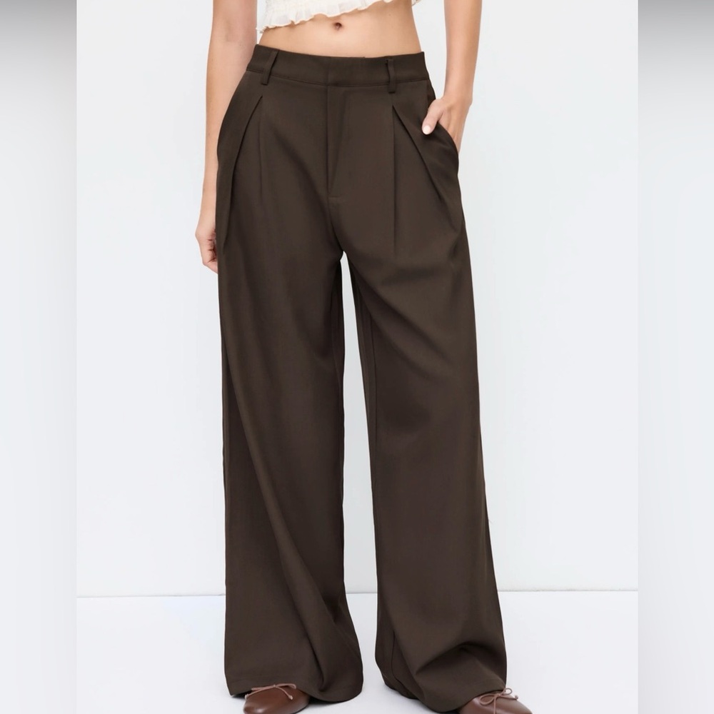 Cider MidRise Straight Leg Coffee/BrownWomen's Pants NWT
